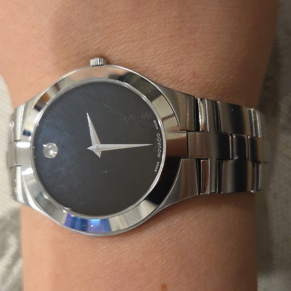 Men's Stainless Steel Movado Watch - Picture 2 of 8